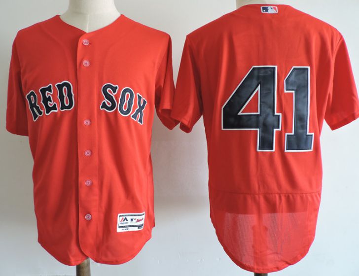 Men Boston Red Sox #41 Chris Sale Red Elite MLB Jerseys